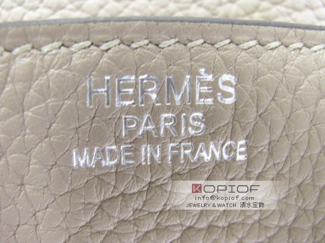 エルメス バーキン35 トリヨンクレマンス トゥルティールグレー her405